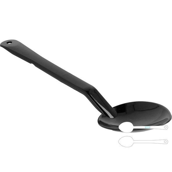 Spoon Service Svart polykarbonat Spoon Service Svart polykarbonat